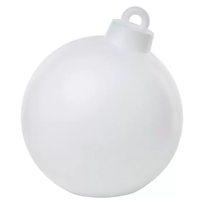 8 Seasons Design Shining LED-Weihnachtsleuchte Christmas Ball - 6 W, Weiß, Durchmesser: 33 cm - Vorderansicht