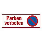 Pickup Verbotsschild (Motiv: Parken verboten, L x B: 33 x 12 cm)
