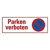 Pickup Verbotsschild (Motiv: Parken verboten, L x B: 33 x 12 cm)