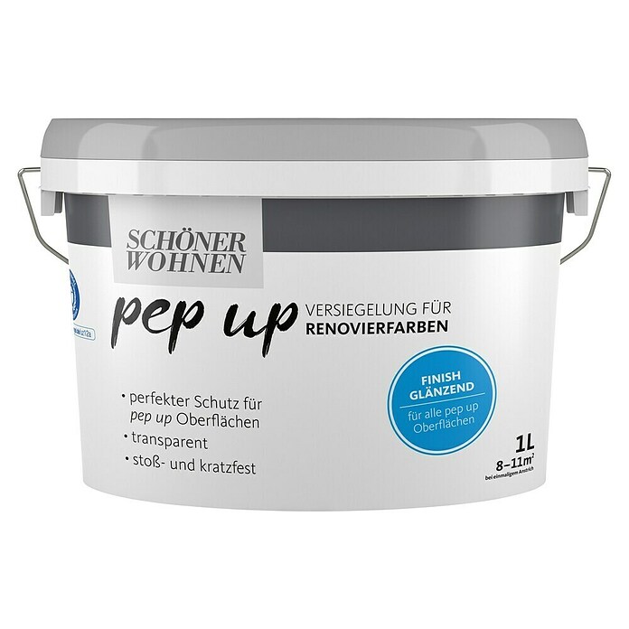 Schöner Wohnen Pep up Versiegelung (Transparent, Glänzend, 1 l)