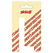 Pickup Etiqueta adhesiva (Motivo: L, Blanco, Altura: 90 mm)