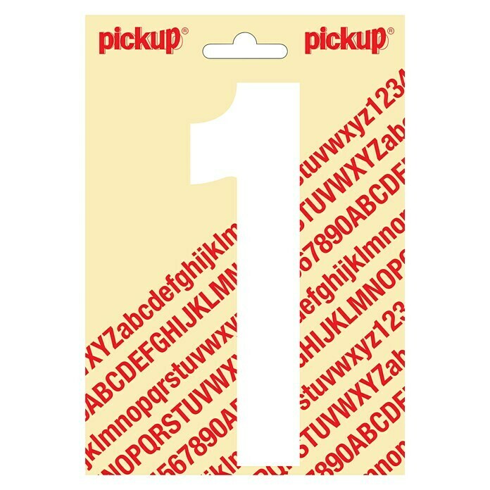 Pickup Etiqueta adhesiva (Motivo: 1, Blanco, Altura: 150 mm)