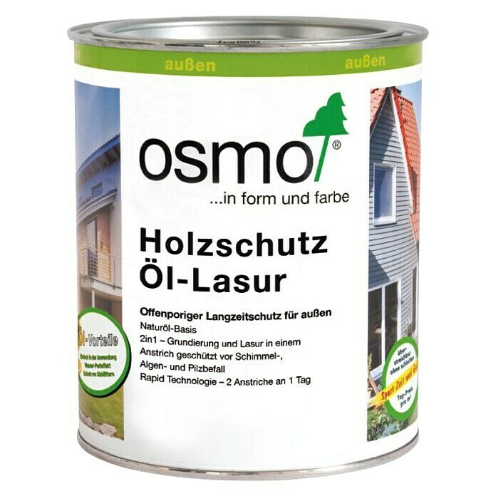 Osmo Holzschutz Öl-Lasur (Kiefer, 750 ml, Seidenmatt)