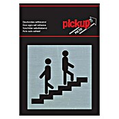 Pickup Aufkleber (Motiv: Treppe, L x B: 80 x 80 mm)