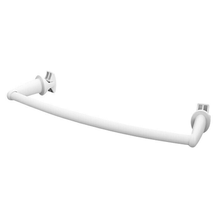 Ximax Handtuchhalter (Breite: 44 cm, Weiß, Geschwungen, Geeignet für: Badheizkörper mit Mindestbreite 550 mm)