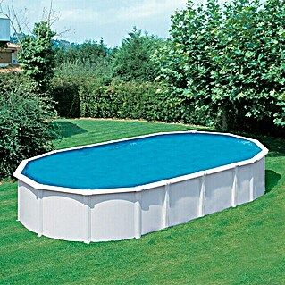 KWAD Stahlwand-Pool Supreme (L x B x H: 610 x 370 x 132 cm, Weiß, 22 100 l)