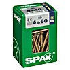 Spax Universalschraube (Ø x L: 4,5 x 60 mm, Vollgewinde, 50 Stk.)
