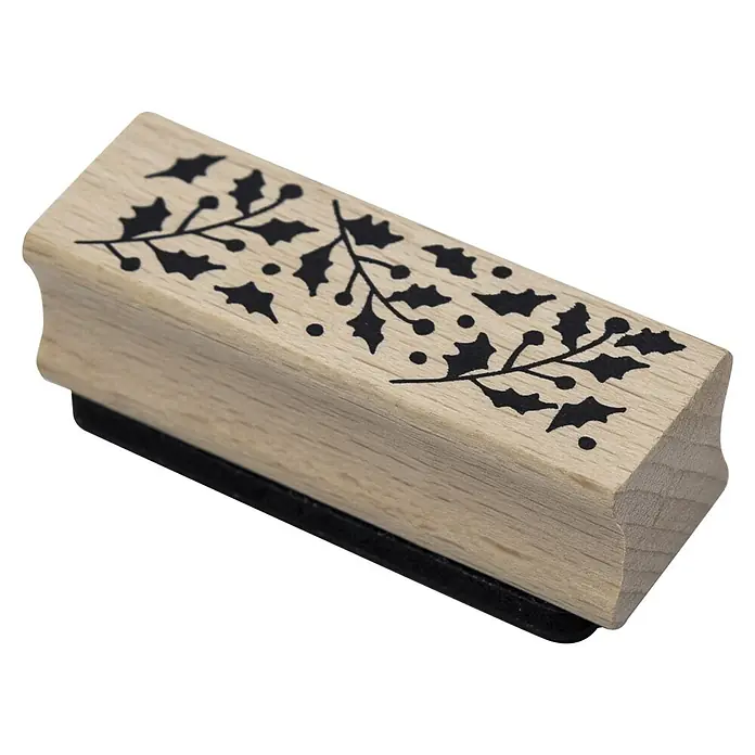 Motiv-Stempel Stechpalme