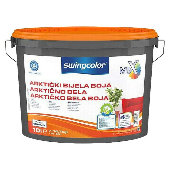 swingcolor Stenska barva Osnova 4  (Bela, 10 l) | 5892 - MIX Innenfarben | HADF - Farbmischanlage | HAD - Farben | HA - Farben | H - Innendeko/Farben | BAUHAUS
