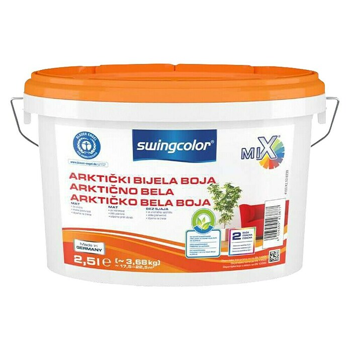 swingcolor Stenska barva Osnova 2  (Bela, 2,5 l) | Mešalnica barv | Barve in tapete | Izdelki | BAUHAUS