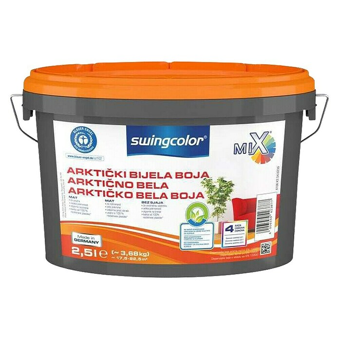 swingcolor Stenska barva Osnova 4  (Bela, 2,5 l) | 5892 - MIX Innenfarben | HADF - Farbmischanlage | HAD - Farben | HA - Farben | H - Innendeko/Farben | BAUHAUS