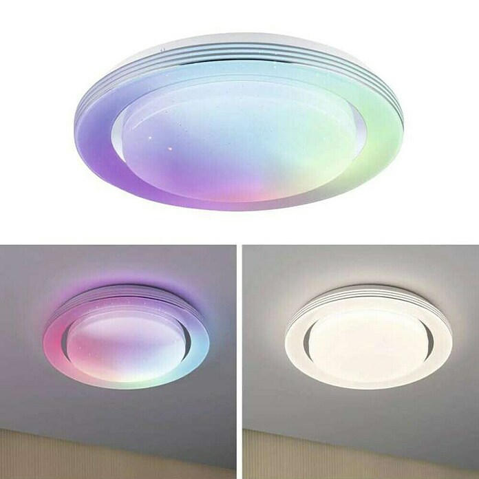 Paulmann Okrugla stropna LED svjetiljka  (22 W, Ø x V: 380 cm x 75 mm, Topla bijela) | BAUHAUS