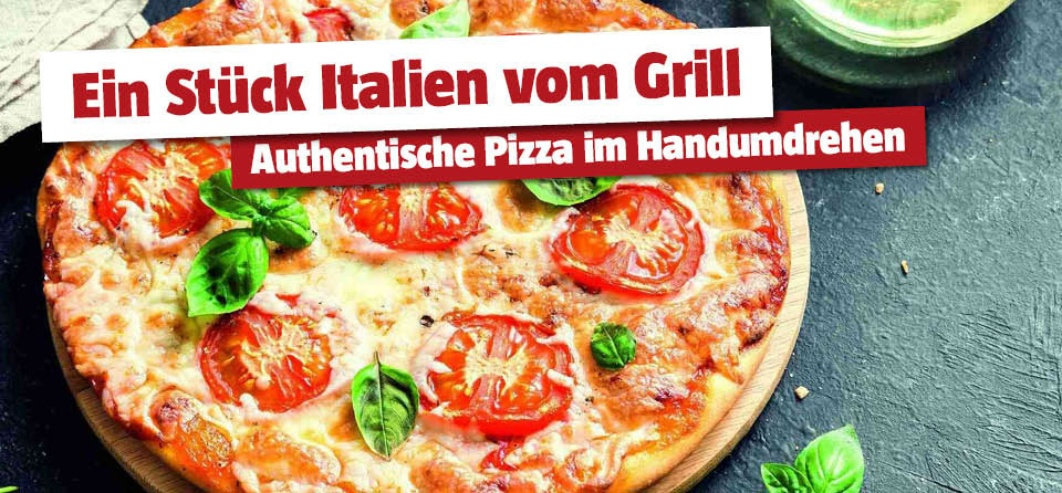 Pizza vom Grill