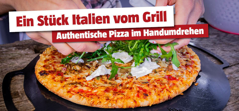 Pizza vom Grill