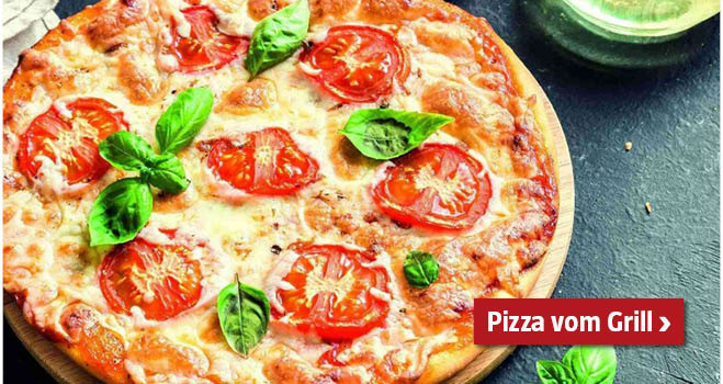 Pizza vom Grill
