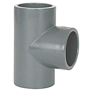 Te de PVC presión (50 mm, PVC)