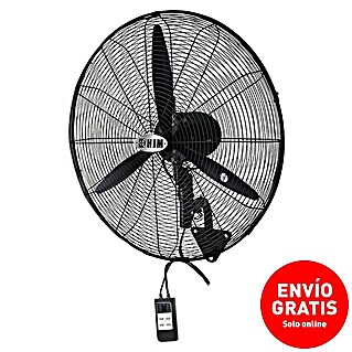 HJM Ventilador de pared para exterior VIP003MD (Negro, 75 cm, 210 W)