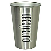 Yachticon Trinkbecher (500 ml, Edelstahl, Silber)