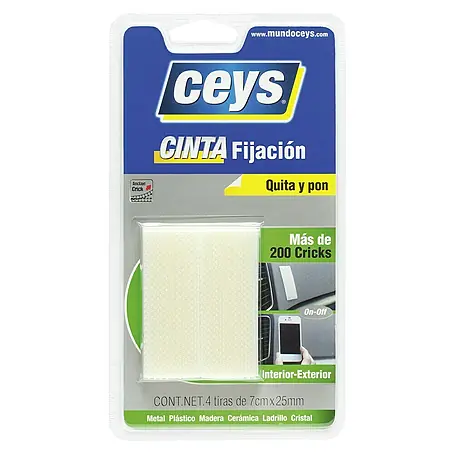 Ceys  Cinta de fijación Quita y pon