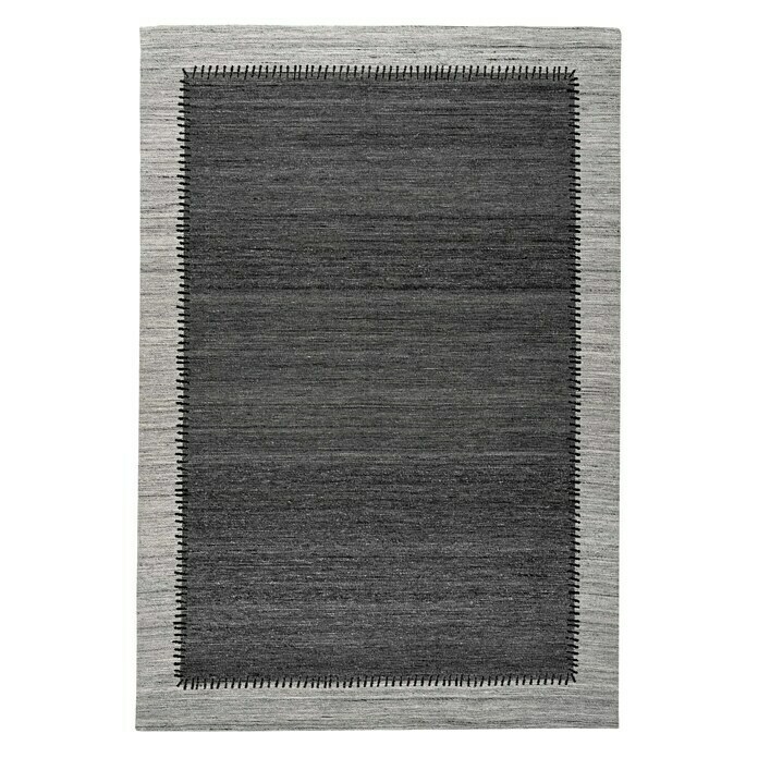 Kayoom Flachgewebeteppich (Anthrazit/Grau, 230 x 160 cm)
