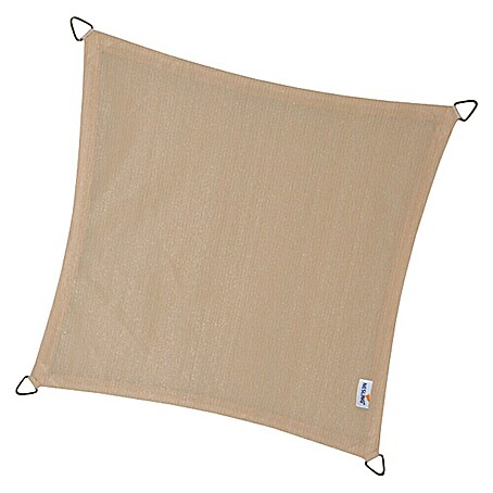 Nesling Sonnensegel Coolfit (L x B: 360 x 360 cm, Weiß, Quadratisch)