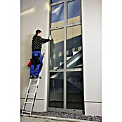 Krause Corda Escalera de peldaños simples (Altura de trabajo: 3,2 m, Número de peldaños: 8 peldaños, Aluminio)