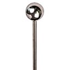 Windhager Pflanzstab (Länge: 90 cm, Silber, Gerade)