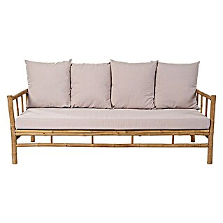 Sofá de jardín Kendari (Miel, L x An x Al: 180 x 75 x 82 cm)