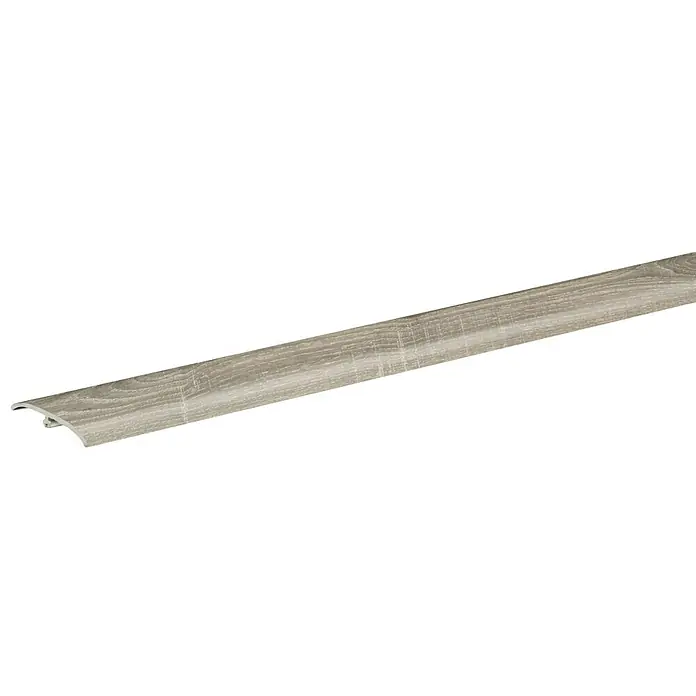 Profiles and more Übergangsprofil DF6 Eiche Leonessa - 0,9 m x 37,5 mm x 5,5 mm, Kleben - Holzfarbene Übergangsleiste für den Boden. Die Bodeneinlassleiste sorgt für einen sauberen Übergang zwischen zwei Bodenbelägen.