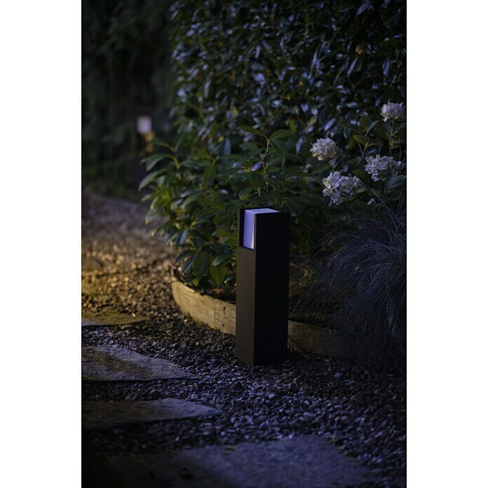 Philips Hue Sobremuro LED Fuzo  (1 luz, 15 W, Color de luz: Blanco cálido, IP44)