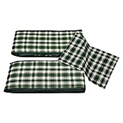 Doppler Set jastuka za pivksu garnituru (Bijelo / zeleno, Karirano)