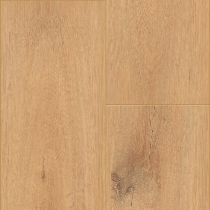 LOGOCLIC Aquaprotect Laminat Sunset Oak1.285 x 192 x 8 mm, Landhausdiele Detail Shot