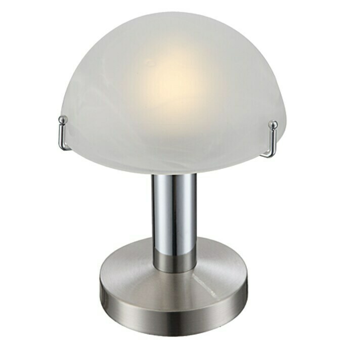 Globo Lámpara de sobremesa LED (3 W, Casquillo: E14, Color de luz: Blanco cálido, Color del cuerpo: Níquel mate)