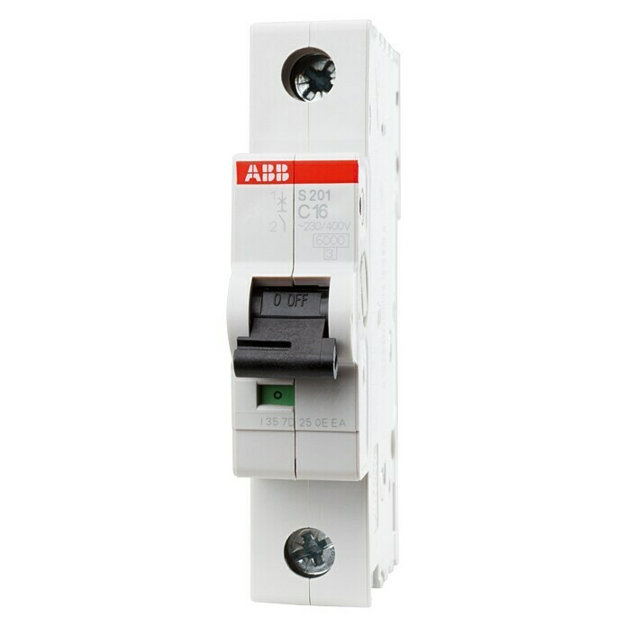 ABB System pro M compact Sicherungsautomat S201-C16A16 A, 1-polig Unknown