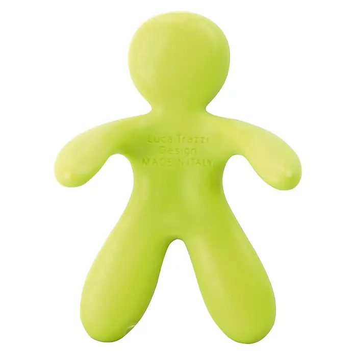 Mr & Mrs Fragrance Lufterfrischer Cesare - Citrus, Flexible Arme und Beine, 90 Tage - Grüne Luca-Trazzi-Designfigur "MADE IN ITALY" für stilvolle Akzente im Wohnbereich.