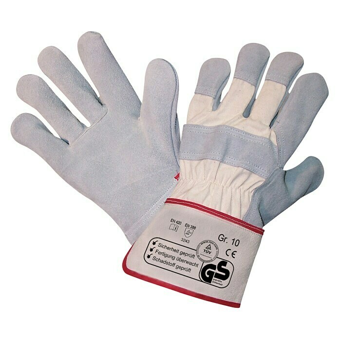Spaltlederhandschuhe (Konfektionsgröße: 10, Anzahl Paare: 1 Stk.) | BAUHAUS