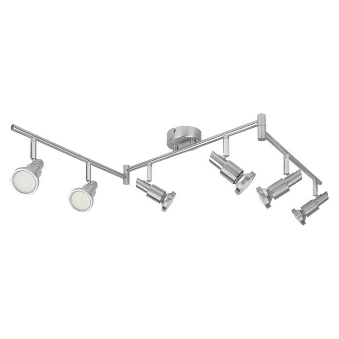 Ledvance LED-Deckenstrahler18 W, L x B x H: 1.190 x 80 x 170 mm, Nickel matt, Warmweiß, 6 Stk. Unknown