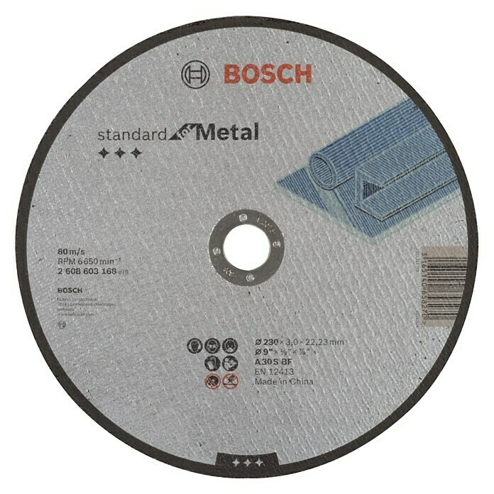 Bosch Professional Disque à tronçonner Standard for Metal