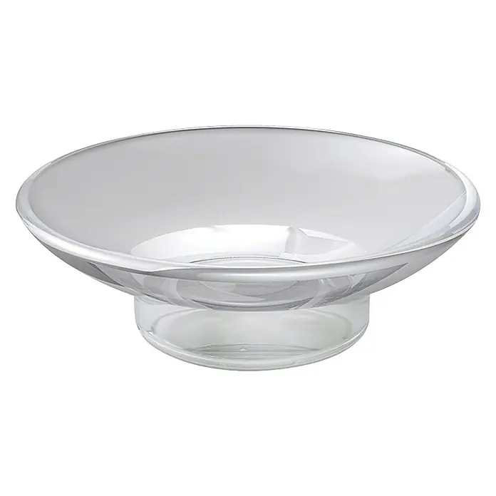 Camargue Lyon Ersatz-Seifenschale - Glas, Transparent - Klare Seifenablage aus Glas, die ein modernes und elegantes Accessoire für jedes Badezimmer darstellt. Praktisch und stilvoll.