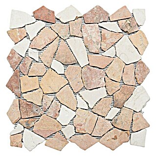 Mosaikfliese Mix CIOT 30/130 (30,5 x 30,5 cm, Rot/Weiß, Matt)