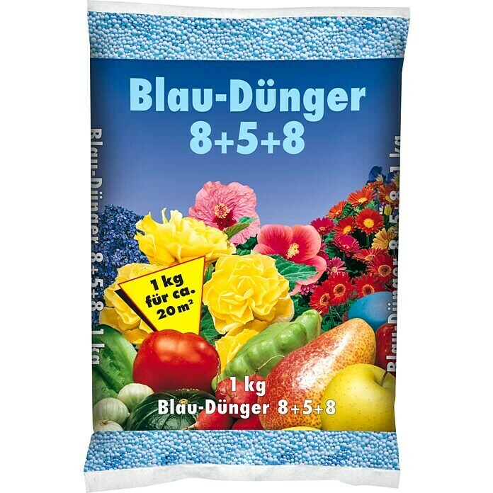 Blaudünger1 kg, Inhalt ausreichend für ca.: 15 m² Front View