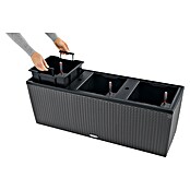 Lechuza Cottage Balkonsko korito Trio  (Zunanje dimenzije (Do x Š x V): 100 x 32,5 x 34,5 cm, Plastika, Granit) | Balkonska korita | Cvetlična korita | Posode za rastline | Vrt in prosti čas | Izdelki | BAUHAUS