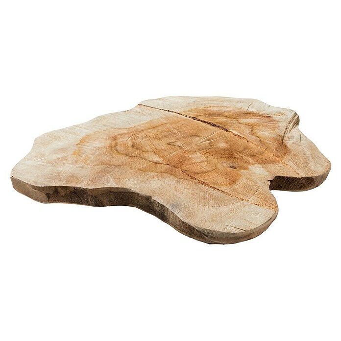Baumscheibe (Teak, Unbehandelt, Durchmesser: 0 cm - 35 cm)