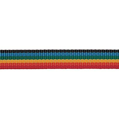 Stabilit Gurtband Meterware (Belastbarkeit: 80 kg, Breite: 25 mm, Polypropylen, Regenbogen)