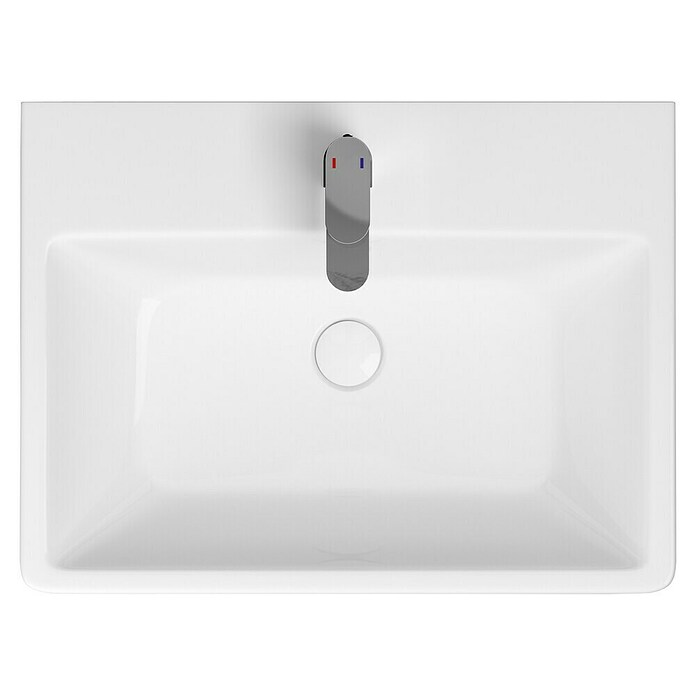 Camargue New York Wastafel (46 x 60 cm, Keramiek, Wit)