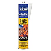 Ceys Masilla PUR de reparación para juntas Sellaflex (Blanco, 300 ml)