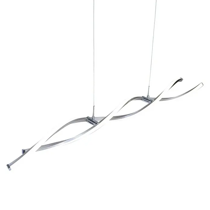 Paul Neuhaus Polina LED-Pendelleuchte - Warmweiß - Elegante LED-Pendelleuchte in geschwungenem Design. Die moderne Lampe sorgt für eine stilvolle Beleuchtung im Raum und ist ein echter Blickfang.