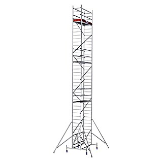Krause ProTec XS Klappgerüst (Arbeitshöhe: 11,8 m, Bühnengröße: 1,2 m², Belastbarkeit Bühne: 240 kg)