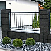 Gartenmauer Ambienta (40 x 20 x 20 cm, Anthrazit, Beton)