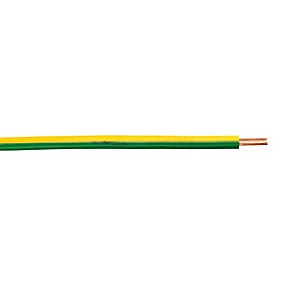PVC izolirani vodič (Broj parica: 1, 4 mm², 10 m, Zeleno-žute boje)